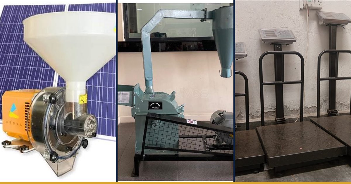 Hammer miller, posho mill and weighing scale for maize processing in Kenya